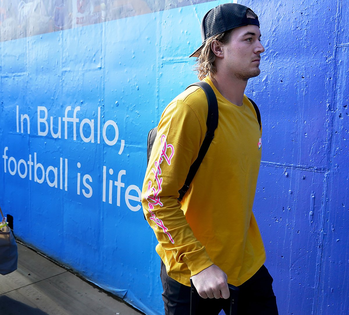 Steelers quarterback Kenny Pickett enters Highmark Stadium to take on the Bills Sunday for his first NFL start.