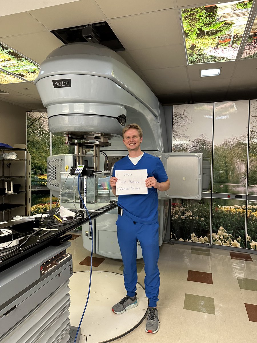 bretterickson25's tweet photo. Had a fun (is that the right word?) weekend doing annual QA on this 21 series @DukeRadOnc. She might be old, but she is stable as ever! #radonc #medphys https://t.co/dK3rtRF0ax