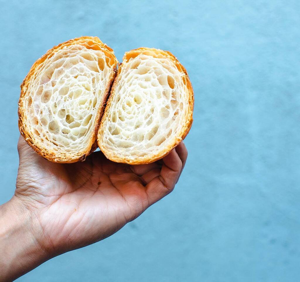 Layers on layers. 📸: <a href="/nealsantos/">Neal Santos</a> #pastry #croissant #sourdough #naturallyleavened #phillyeats #thebakefeed #bbga #wholegrain #wholewheat #foodstagram
 #bread #breadbosses #crust #breadbaking #eaterphilly #foobooz
#phillyfood #phillyfoodporn #phillyfo… instagr.am/p/CjfoBKiOfNH/