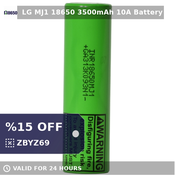 Epoch 14500 1000mAh 10A - Button Top Battery - 18650 Battery Store