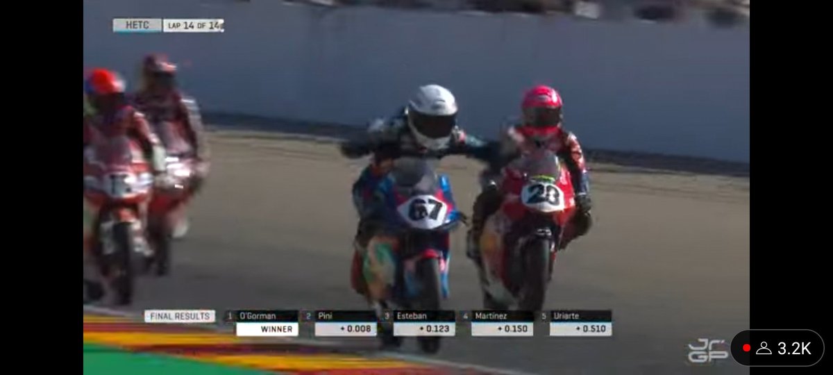 GrassrootsToGP's tweet photo. CASEY O'GORMAN is a European Talent Cup winner! 

First ever Irishman to win in the series. 

First ever win for @VisionTrackGP 

What a race.

#MotoGP #Moto3 https://t.co/ETVklc3YKK
