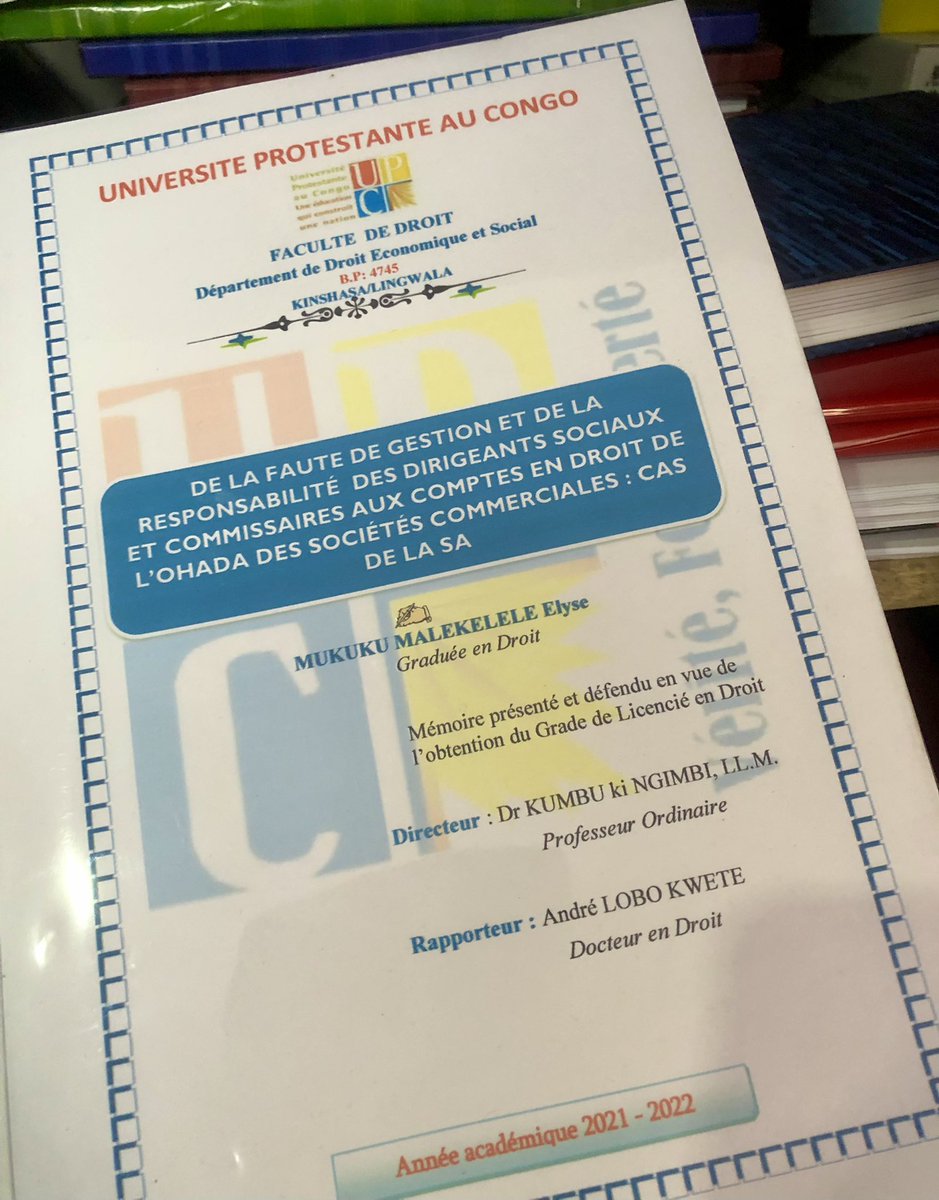 elyseemukuku's tweet photo. Soutenance de mémoire ✅⭐️🙏

Mention : La plus grande distinction ⭐️ https://t.co/xCzX59cM5P