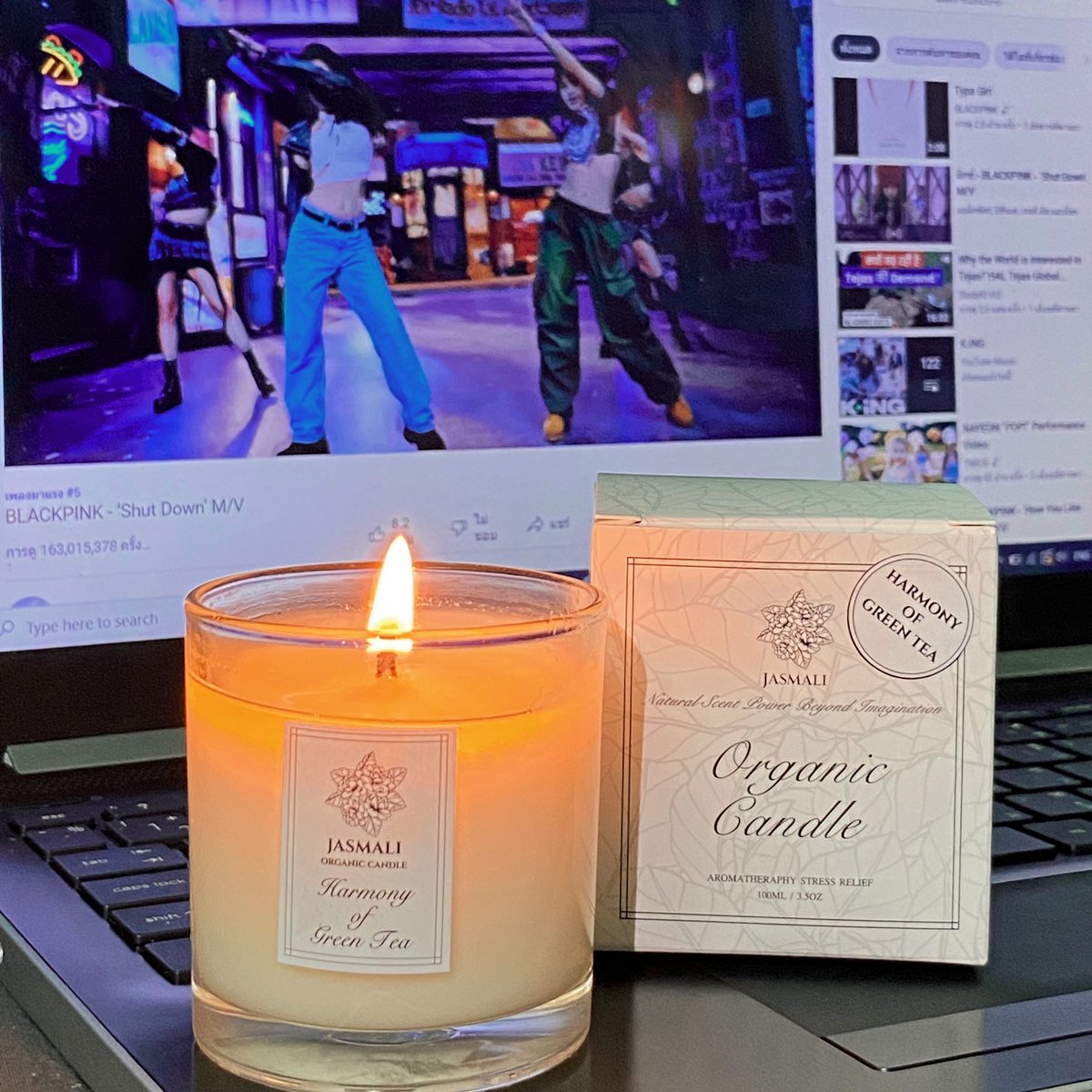 nk_Moi89's tweet photo. แกรรรร!! ❤️‍🔥
เทียนหอมของ Jasmali กลิ่น HARMONY OF GREEN TEA 🌱 
คือนัมเบอร์วันในเรื่องความหอมอะ 
น้องหอมอ่อนๆติดห้องดีมาก ให้ฟีลแบบอยู่ในทุ่งชาเขียวอะ ผ่อนคลายสุดๆ ละที่สำคัญน้องมีหลายกลิ่นให้เลือกเว้ย เลยลองตำกลิ่นนี้มา สรุปคือดีย์สะบัดเลย ไปตำด่วนจ้า ✨💚👇🏻 https://t.co/vQ5P4577gz