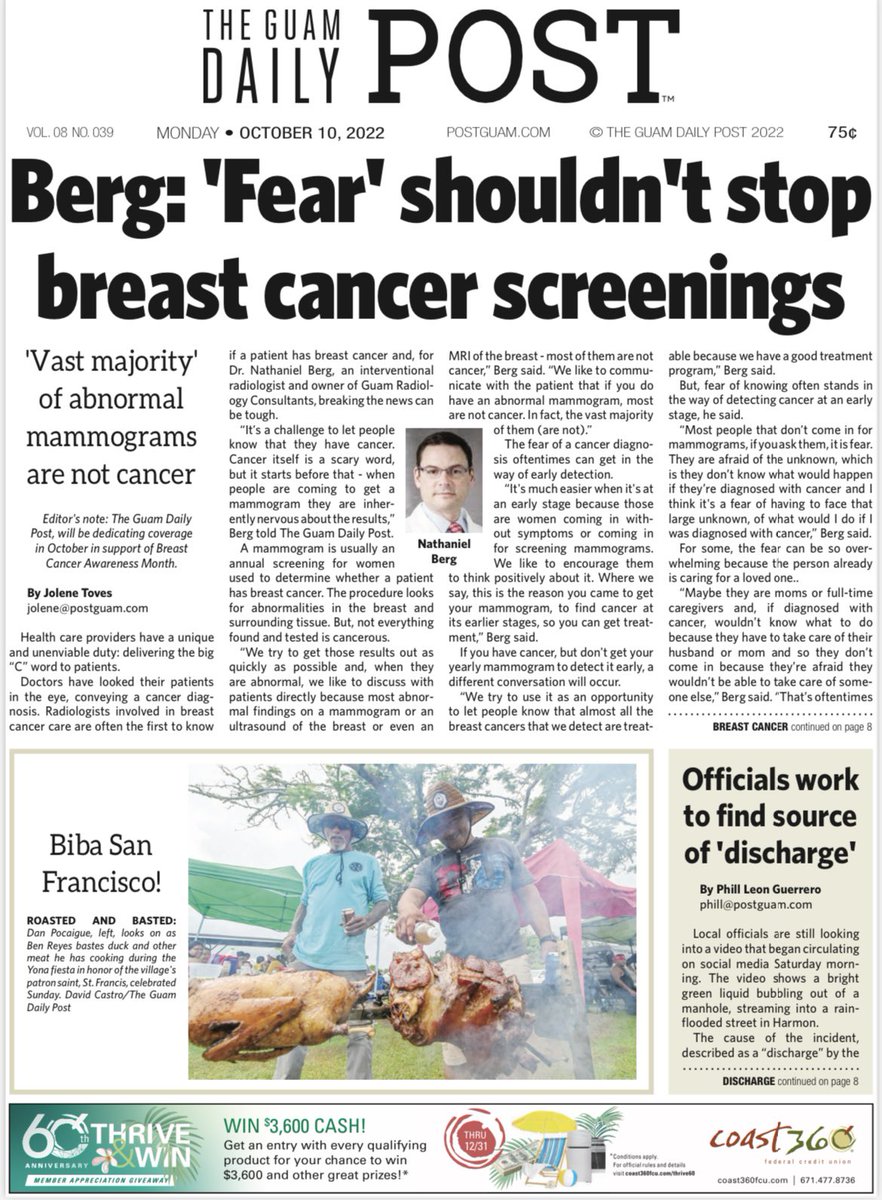 PostGuam's tweet photo. Hafa Adai and good morning!

Here’s todays front page of The Guam Daily Post!

For these stories and so much more, visit https://t.co/Cas96Yi2Cr 

#StayPOSTedGU #postguam #PhillLeonGuerrero #JoleneToves https://t.co/nYHKt1kXpK