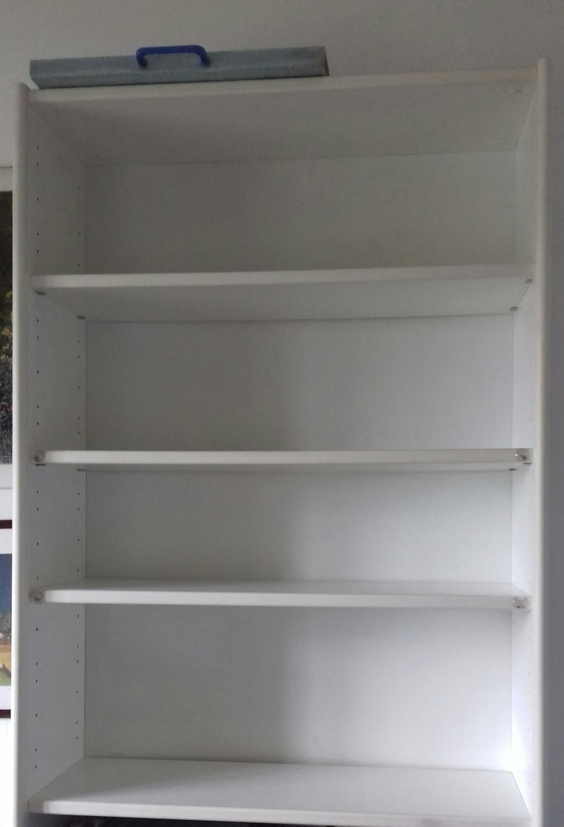 Ho buttato via tutto quello che c'era nella libreria? None none! Ho spolverato, catalogato, igienizzato e mollato tutto sulla scrivania per non morire di allergia. Ora vorrei dormire per 48 ore, ma anche il letto è coperto di bazzarrin raccattaporbia!