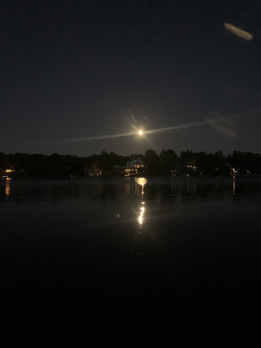 Our province!! Spectacular ❤️🌝 #supyoga #fullmoon #paddle #novascotia