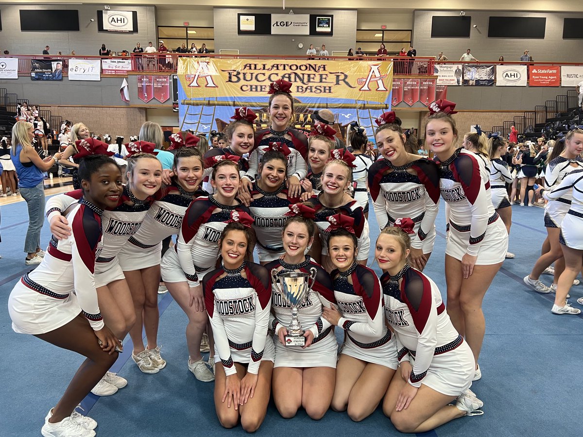 ⁦<a href="/Woodstock_Cheer/">WHS Cheer</a>⁩  FIRST Place 🥇 ⁦<a href="/WoodstockHS1/">Woodstock HS</a>⁩