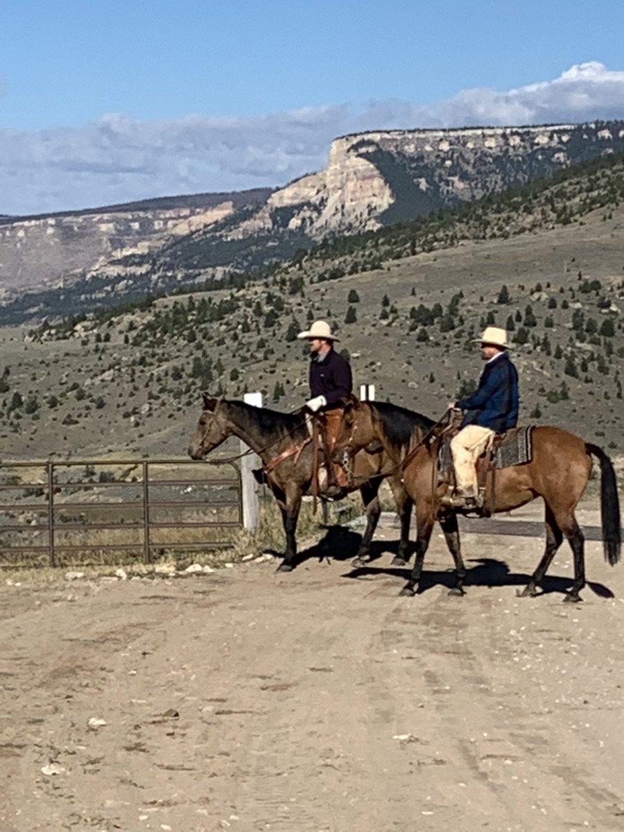 SISRanches's tweet photo. Just finished shooting a TV show at our Wyoming branch highlighting the #healing provided to our #heroes through #horsemanahip. #MakingGood https://t.co/5BPGZxEZVk