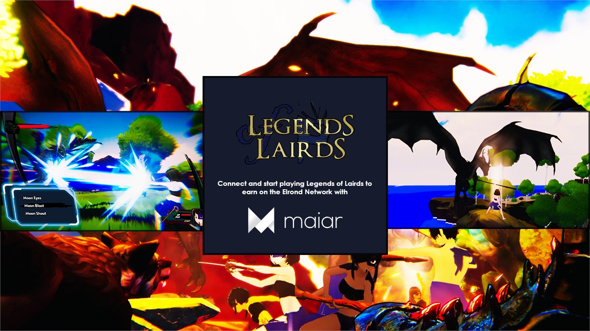 Super easy to #playtoearn your $ELOL and #NFT with  on @ElrondNetwork and <a href="/ethereum/">Ethereum</a> with <a href="/Myria/">Myria | The web3 gaming platform</a> 
🚀 Play Legends of Lairds 
📲  Connect with <a href="/getMaiar/">X Portal</a> with QR
🖊️ Click to verify
to start your #Web3Gaming adventure. Safe, secure and play with your friends from @ElrondWorld