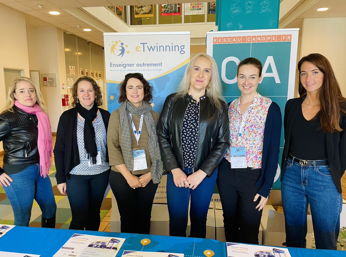 Séminaire #etwinning 
👏 au BAN 🇫🇷 &amp; MERCI pour l’invitation!
3 jours d’échanges très enrichissants culturellement &amp; professionnellement entre enseignants 🇪🇺! 
👏 aux participants pour leur créativité &amp; engagement dans la construction de futurs projets internationaux! #eTwinFR