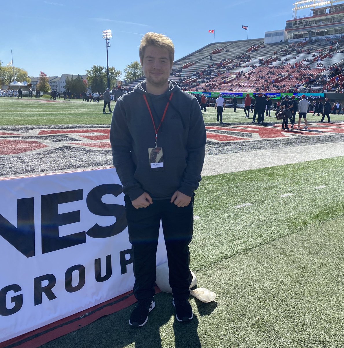 benspons's tweet photo. Thanks @NIU_Football for having me out on an unofficial visit! I hope to be back soon! @Coach_JO_ @HageeKicking @PrepRedzoneIN @IndyWeOutHere https://t.co/4rSi3LTB5Z