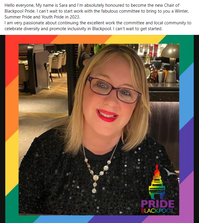Pride Blackpool tweet media