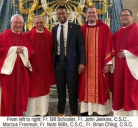 CSOonX's tweet photo. Marcus Freeman as Notre Dame's head coach before converting to Catholicism: 0-3

Marcus Freeman as Notre Dame's head coach after converting to Catholicism: 3-0 https://t.co/QK2boMuN4X