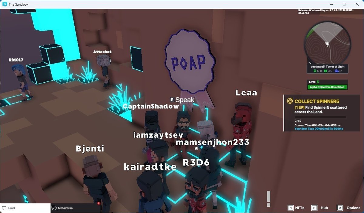 amoryp198's tweet photo. @TheSandboxGame @deadmau5 I just participated in the #SandboxAlphaS3Giveaway for a chance to win 500 SAND! Found George from the Metaglitch in @deadmau5's Tower of Light, check out my screenshot below!
👇 https://t.co/vmG9MxL9OT