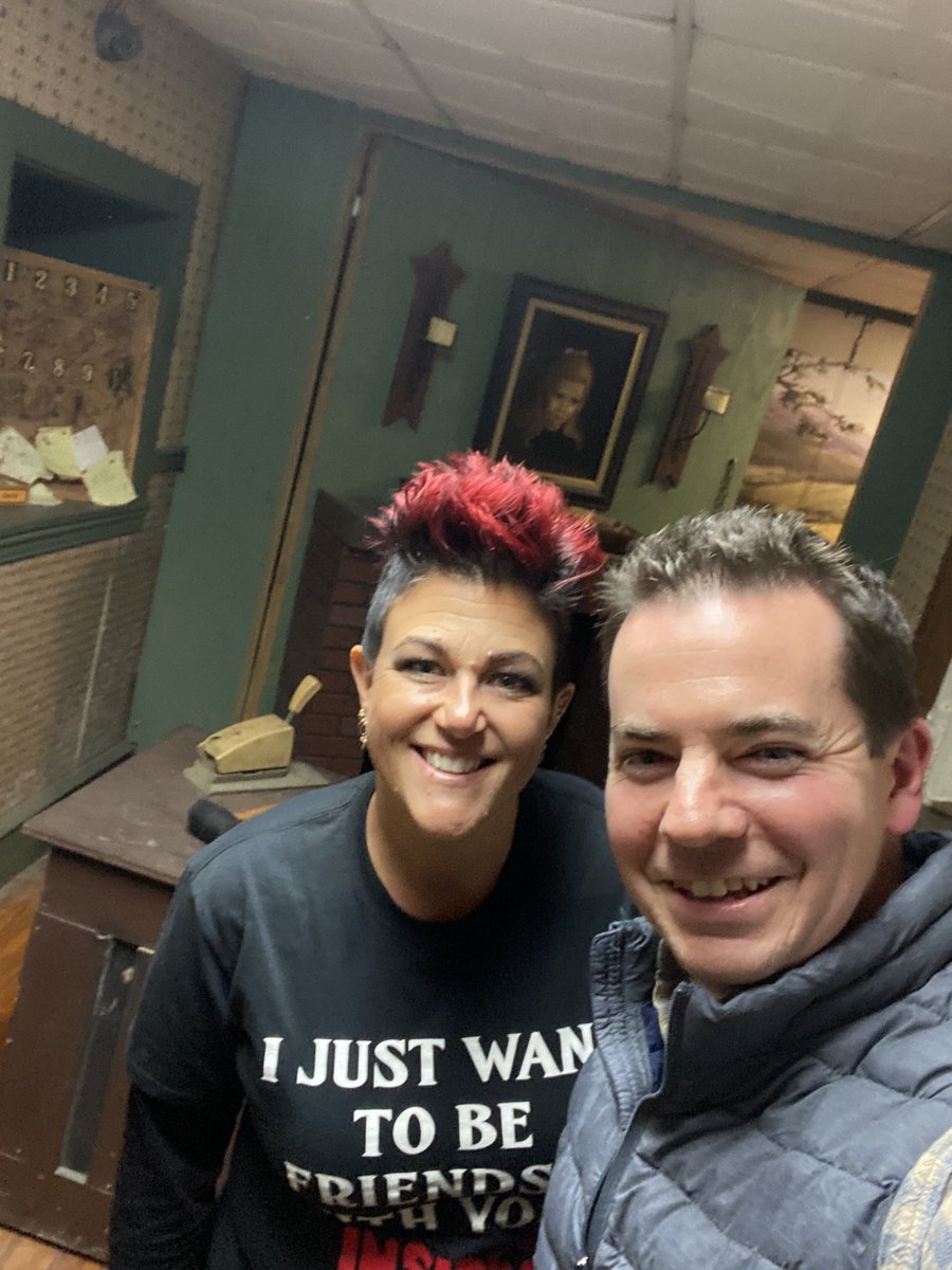 sajc05's tweet photo. Great visit back to the Abaddon Hotel (Waldorf Estate of Fear). 2C looks a little different. Such a fun haunt I hope everyone checks out if you’re in the northeast. https://t.co/OPA0zOIdlL