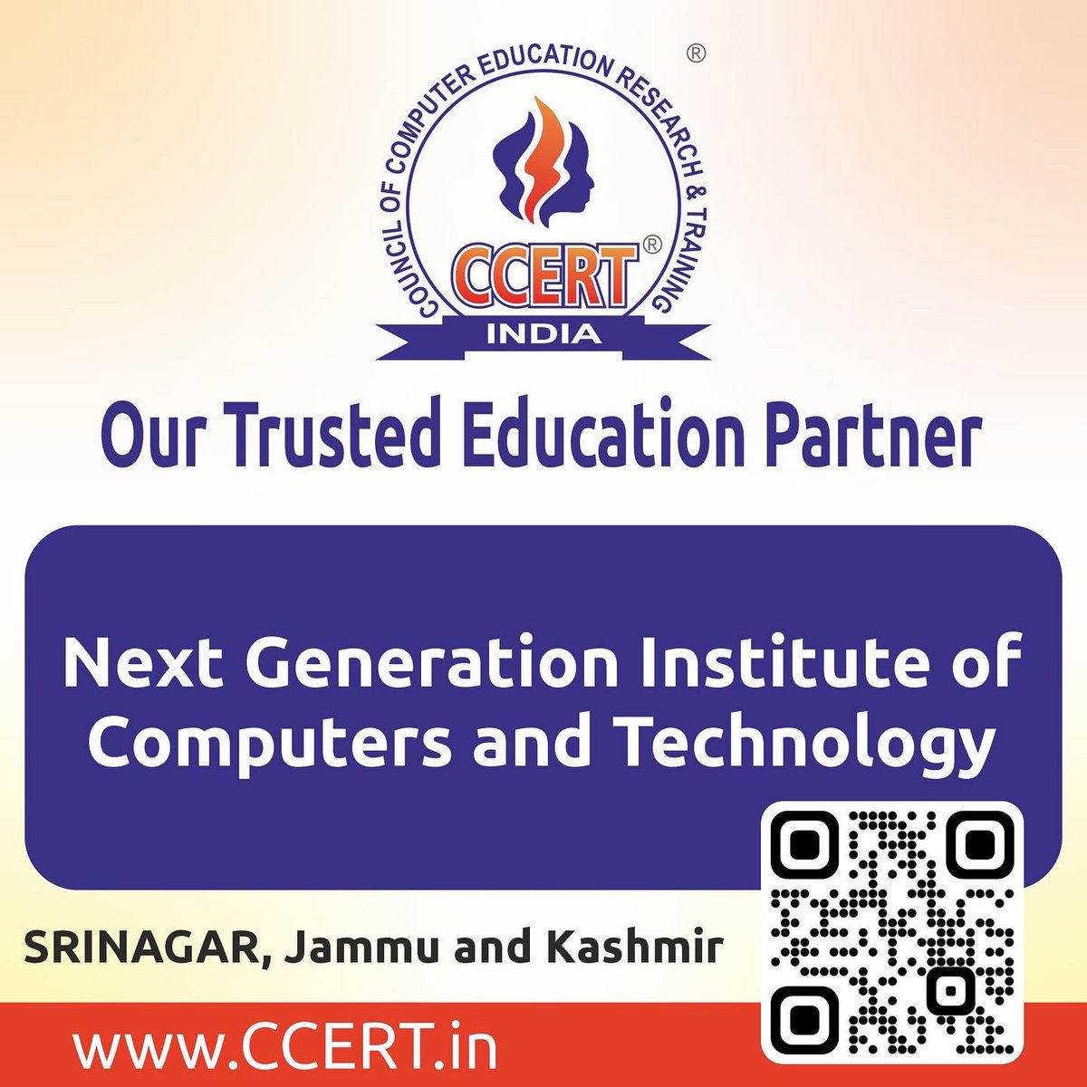 ccert__'s tweet photo. One of our trusted education partner Next Generation Institute of Computers and Technology

https://t.co/0uPmIID6p8 https://t.co/ldWM2IhOjV