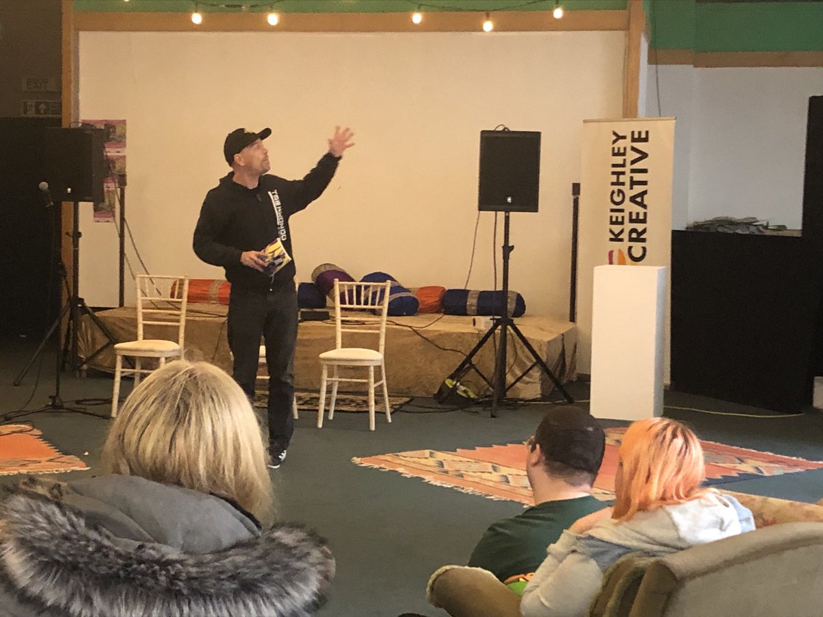 ChairCreativeK1's tweet photo. Another fantastic spoken word event #KAFF2022 https://t.co/3boOLwd5Lj