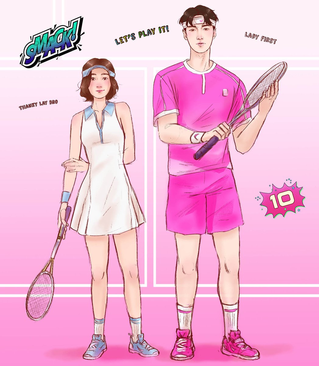 Let's Play It! with Lay🦄
#happyLayday
#letsplayitwithexo

<a href="/weareoneEXO/">EXO</a> 
#Lay #layzhangyixing #exo #exofanart #exodrawing #exol #tennis #sports #comic #digital #digitadrawing