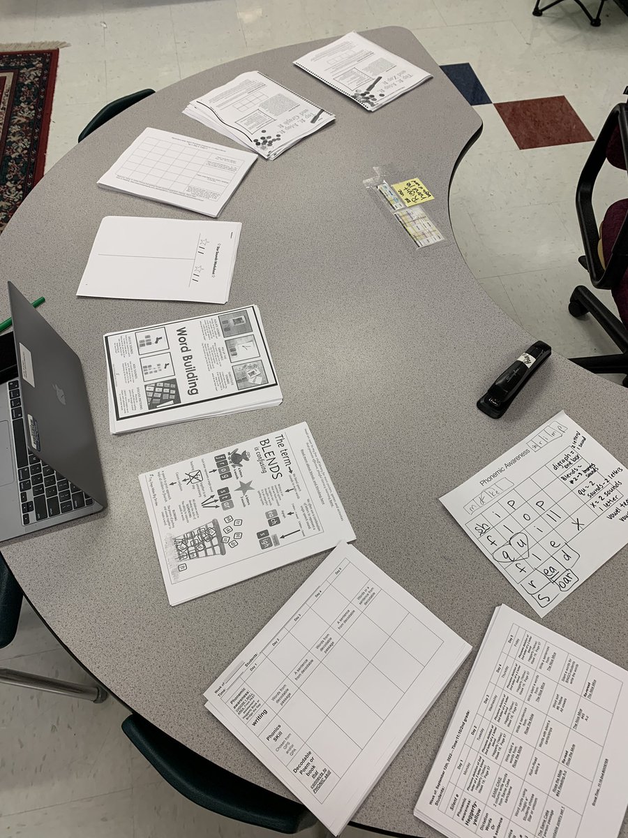 Ready for our late professional development &amp; collaboration! Focus: phonemic awareness, decoding &amp; encoding small groups! <a href="/PVE_Hawks/">Prairie View Elem</a> #wsdlearns #wearewentzville