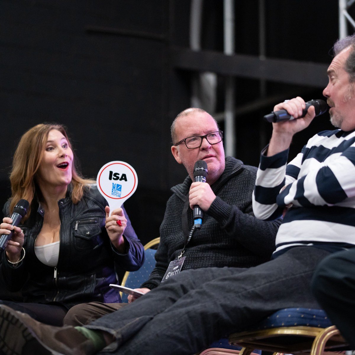 comconscotland's tweet photo. #stillgame cast on stage with @djtomfinkill ππ» #comicconscotland22 #onlyatcomiccon https://t.co/3NsTM7Zy08