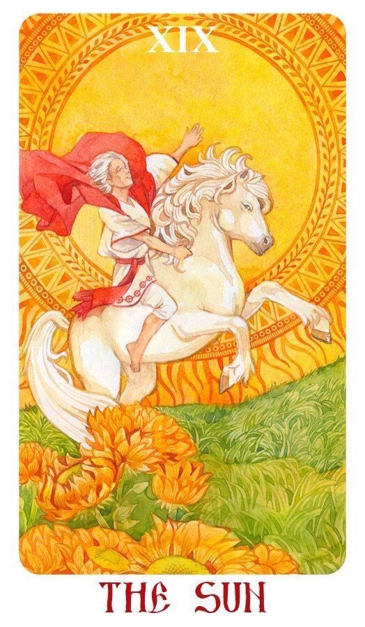 paretarot's tweet photo. ไพ่ the sun เป็นไพ่ที่หลายคนกล่าวขานว่าเป็นไพ่ที่ดีที่สุดในสำรับ แสดงถึงความประสบความสำเร็จ ความรุ่งโรจน์ ความสุขอิสระเสรี เหมือนดวงตะวันที่กำลังเฉิดฉาย สำหรับสายมูที่อยากใช้เป็น wallpaper นำโชค ไพ่ the sun ถือเป็นตัวเลือกที่เหมาะค่ะ https://t.co/euNZznH5Mn