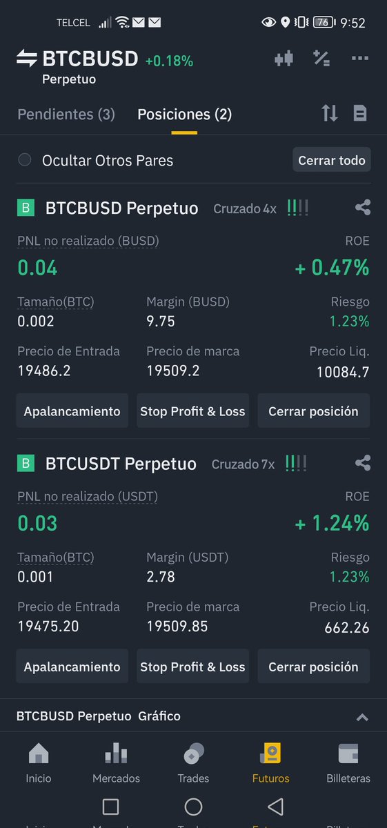 EmilioB13087501's tweet photo. Buenos días, manecimos en verdecito gracias a Dios y al gaffirris  @ElGafasTrading #Bitcoin #verdeesvida https://t.co/DFfEVD0tyd