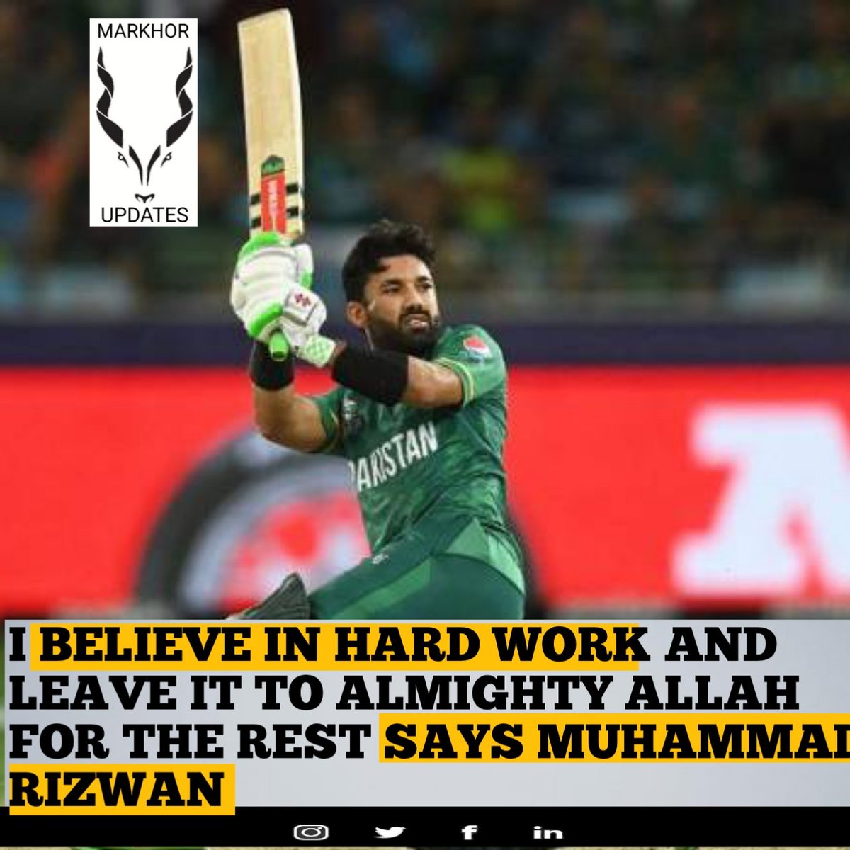 MarkhorUpdates's tweet photo. #cricketfans
#muhammadrizwan
#markhorupdates https://t.co/6xkWwx2qtl