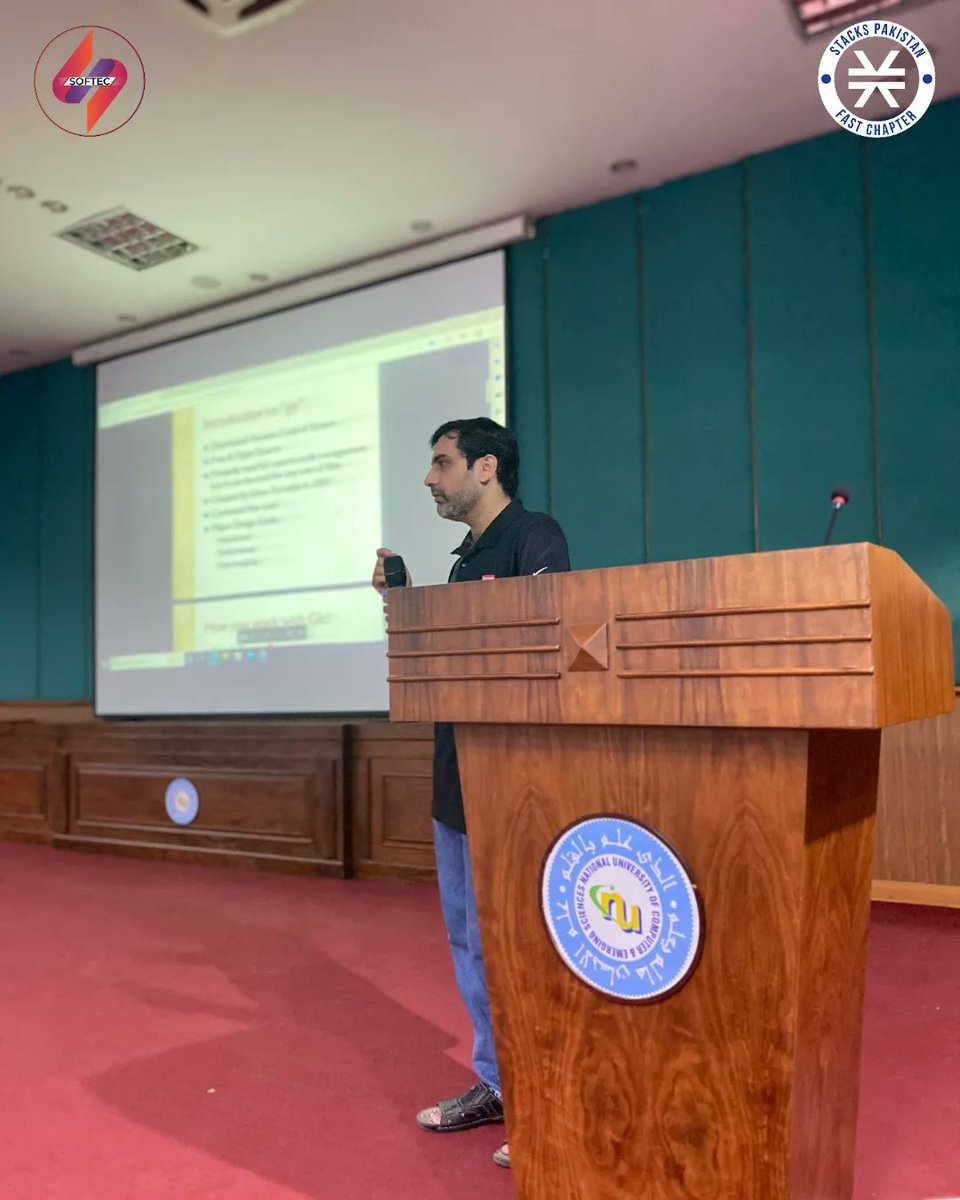 StacksFast's tweet photo. Highlights of our seminar on Git and GitHub hosted by Stacks and Softec. Mr. Bilal Shahzad was our speaker and he delivered an engaging session, enriched with knowledge and tips.
#Stacks #Fast #StacksPakistan #Softec #OwnYourInternet #web3 #blockchains #nft #git #github https://t.co/7oUlhI43ww