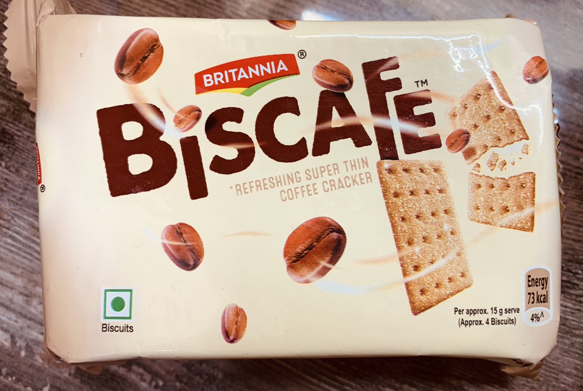rewriterflaneur's tweet photo. For some Chai- Coffee

This one is super…. Wafer thin, flavourful and highly addictive. 

#Biscafe https://t.co/6KtPP6rDxi