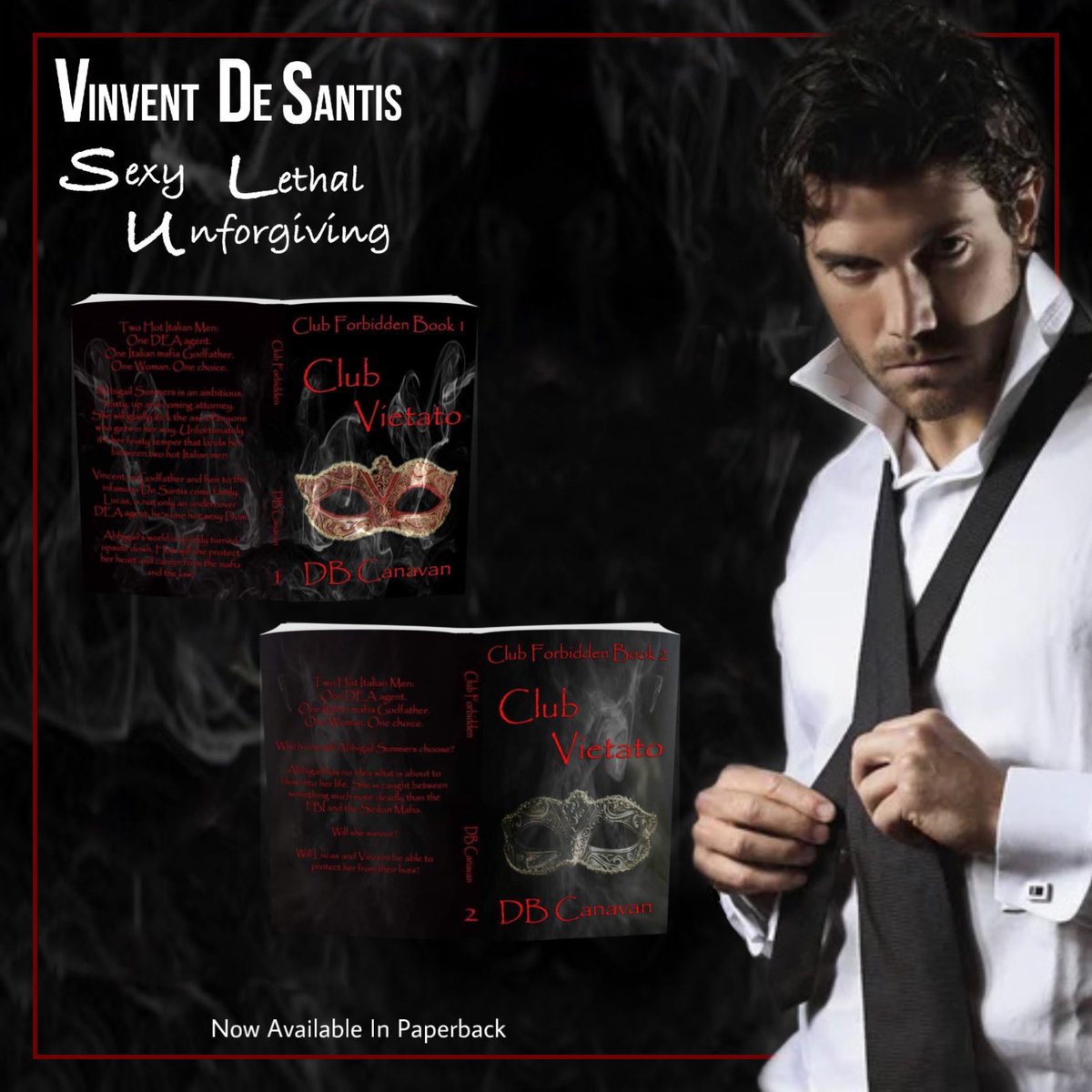Moms_Book_Xscap's tweet photo. #SuspenseSunday

𝐶𝐿𝑈𝐵 𝑉𝐼𝐸𝑇𝐴𝑇𝑂 (𝐶𝑙𝑢𝑏 𝐹𝑜𝑟𝑏𝑖𝑑𝑑𝑒𝑛) by @DBCanava is now available in paperback.

Check out our blog post for details. https://t.co/I5ldLihai0

#DBCanavan #ClubVietato #ClubForbidden #Preorder #MafiaRomance https://t.co/PnZhJYOsZi