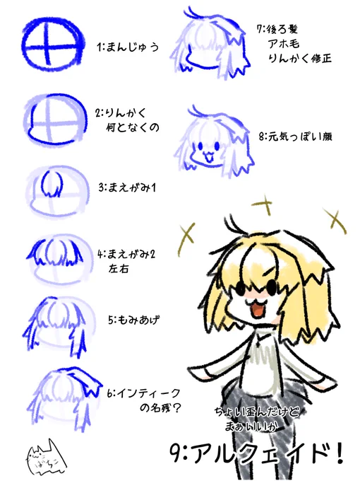 みんなでアルクェイド描こうぜ
(自己流描き方リメイク

前の工程を薄くしてったら、見えなくなって歪んだわ
あてにならぬ描き方
#月姫
#FGO 