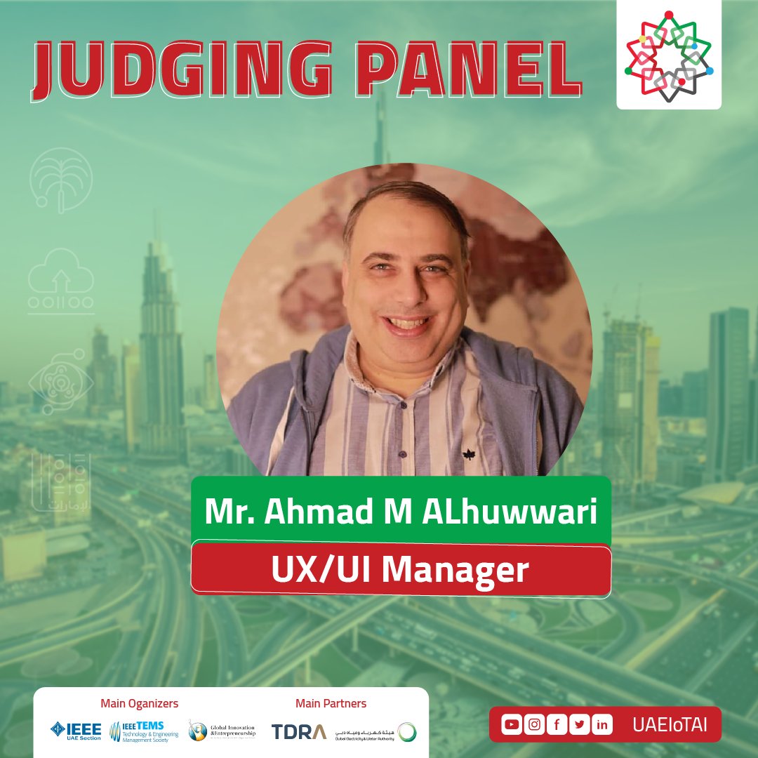 uaeiotai's tweet photo. We would like to celebrate our judging panel for joining their challenge.
It’s always a pride to work alongside changing mindsets and vision-oriented leaders. 

#uaeiotaichallenge22
 #uaeotaifinals 
#Create_Innovate_Compete https://t.co/46vsirGsh2