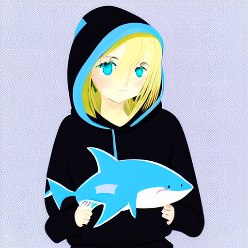no_illustrator's tweet photo. ～サメさんと女の子～

#イラスト好きな人と繋がりたい 
#絵が下手です
#NoDraw https://t.co/Ly2poQnr22