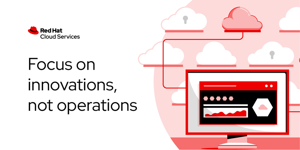 RedHat's tweet photo. #Cloud services should meet you where you are, work with what you have, and free your focus to manage what matters. Learn more: https://t.co/eRddCqjqF7 https://t.co/eJ82w0bwWZ