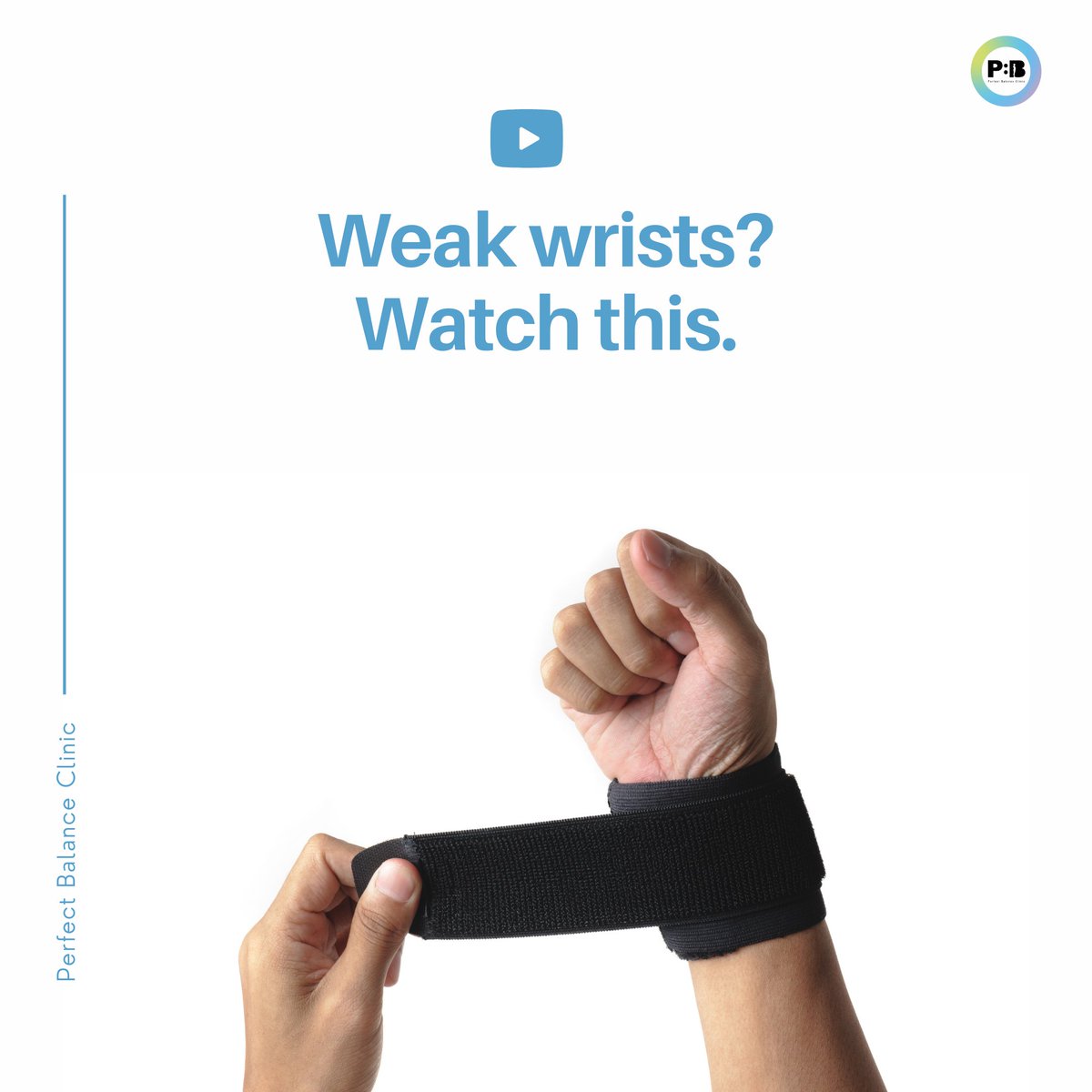 PBClinic's tweet photo. [Weak Wrists] Having weak wrists can lead your susceptible to injuries, a common one being tennis elbow...

We have a great exercise to help strengthen your wrists and stay free!

This wrist pronation and supination exercise just 5 minutes a da...
https://t.co/xQ78vMYHYM

#PBC360 https://t.co/UMQcKMIHS2