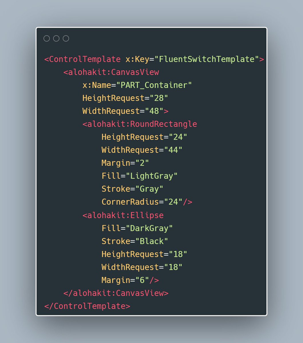 jsuarezruiz's tweet photo. Would you like to have a #dotnetmaui library allowing to create templated drawn controls (with a ControlTemplate property)? A Canvas is exposed where you can add what you want to draw with XAML or C# (shapes, shadows, text, also including drawn Layouts). https://t.co/eO8nmqzYtm