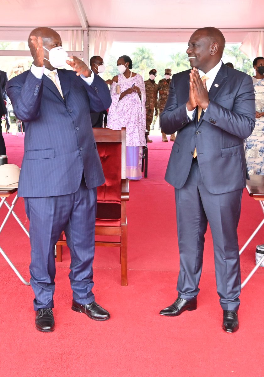 WilliamsRuto's tweet photo. On behalf of the people and Government of Kenya, I congratulate President @KagutaMuseveni and the people of Uganda on the strides they have made the last 60 years. https://t.co/NEESp2VCqY