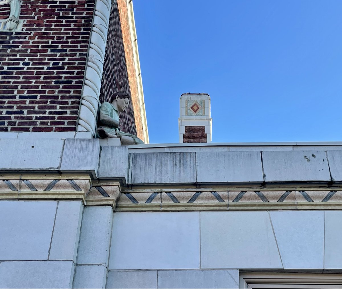 Midwest Modern on Twitter "terra cotta sculpture of a sitting boy at