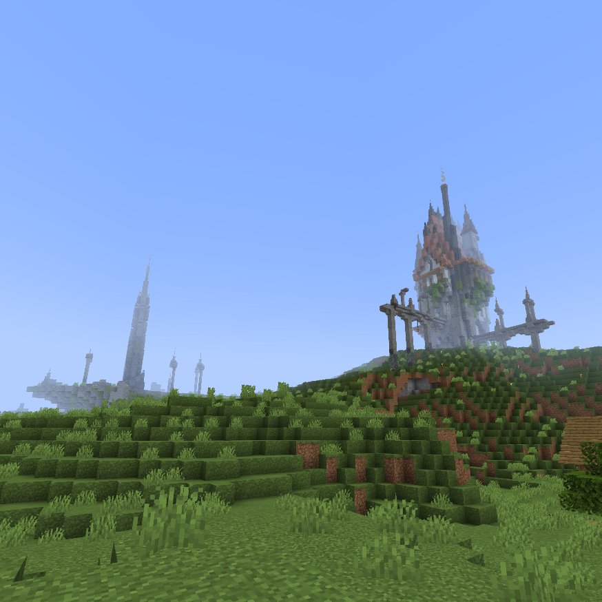 esham_eshan's tweet photo. 5 RL days of progress into the server. The starter house, nether portal, iron farm, and bit of terraforming done. And don't worry, there will be 'booshes' and trees. At the moment, just getting the idea of the area and layout.

Yes, I suck at taking screenshots!
#esham_eshan https://t.co/I2iwjK0qR4