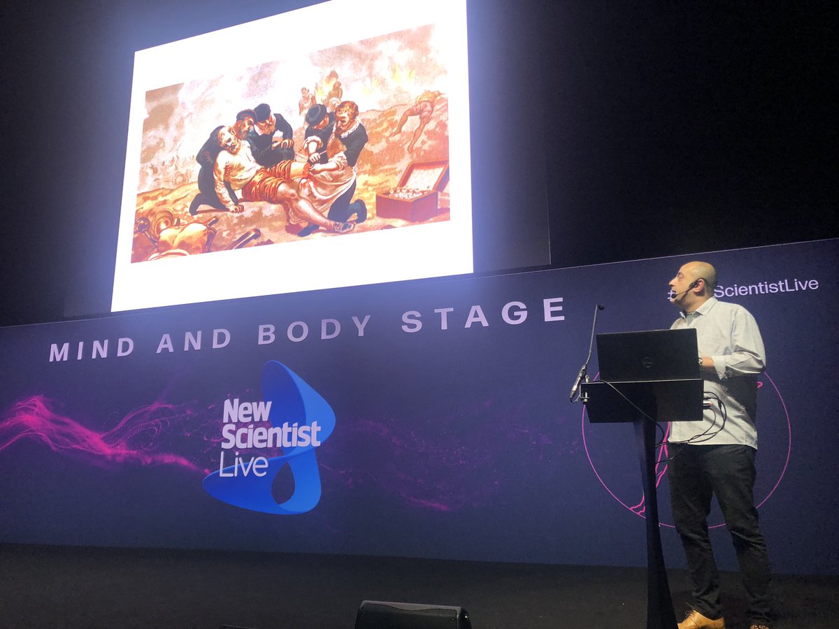 Phantom limb syndrome is a striking example of bodily awareness, says @mocost at #NewScientistLive @newscievents @newscientist