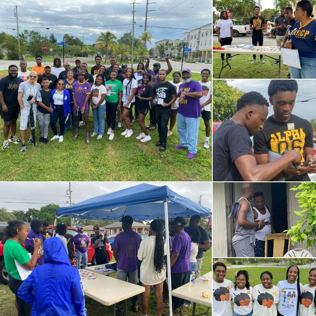 Highlights from our SoMi election canvassing event. Volunteers registered voters courtesy of the South Dade <a href="/naacp/">NAACP</a> and distributed literature from our friends <a href="/equalgroundfl/">Equal Ground</a> Thank you <a href="/umiamialphas/">UMiami 🤙🏾❄️🦍</a> <a href="/umiami/">U Miami</a>.akas <a href="/odques/">Omicron Delta</a> <a href="/UmiamiUBS/">UnitedBlackStudents</a> #avotelesspeopleisahopelesspeople #LetsGetMEAN