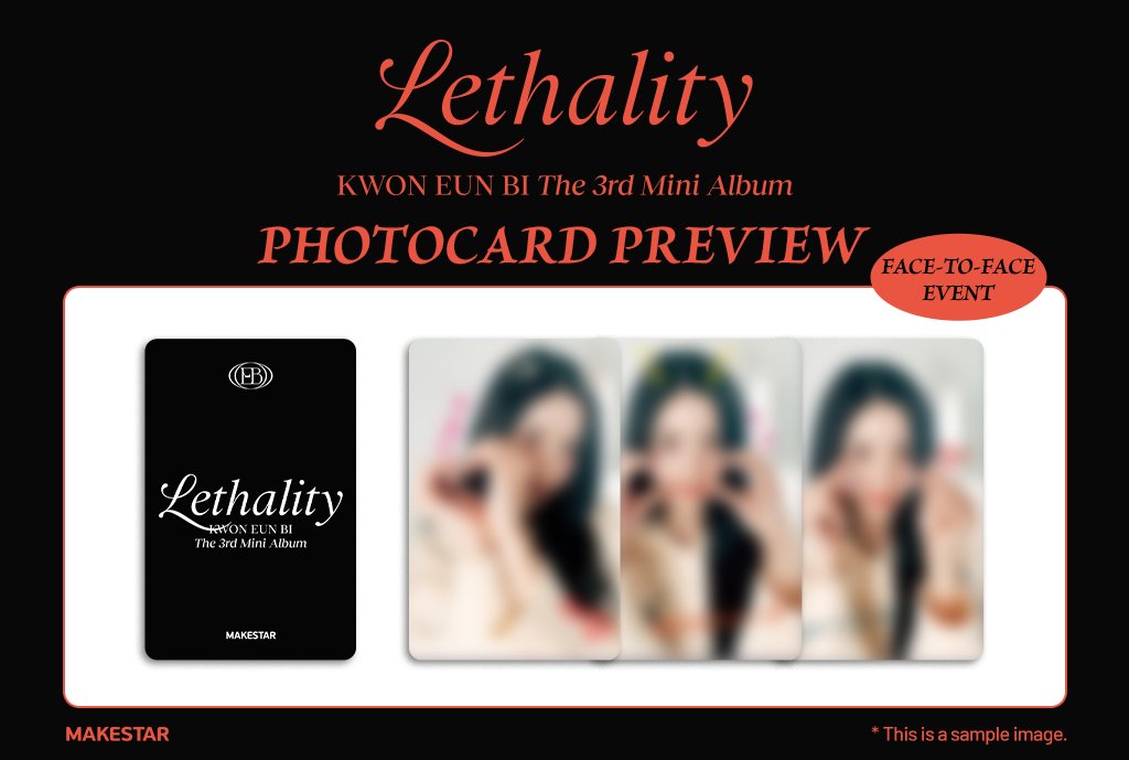 kaddycanddy's tweet photo. #KWONEUNBI #권은비 #Underwater
#Lethality
Help apply 'KWONEUNBI' video call fansign proxy purchase - Makestar

📍Period ; ~ 10/11 23:59(KST)
💖Pobs ; 1 of 3
🏆Winners ; 15
🎁Winner's gift ; photomatic, pobs set

💳Paypal, E9pay, Wise, Kor bank
📦WW shipping

Any questions in DM✉️ https://t.co/Qa3l1mDDBl