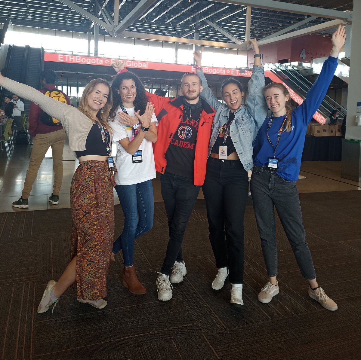 3create_'s tweet photo. Submitted 🎉🚀

Now it's time for pitches. 

Let's create opportunities for kids to become the next generation of web3 leaders. 

#ETHBogota https://t.co/VPwprK6fUj