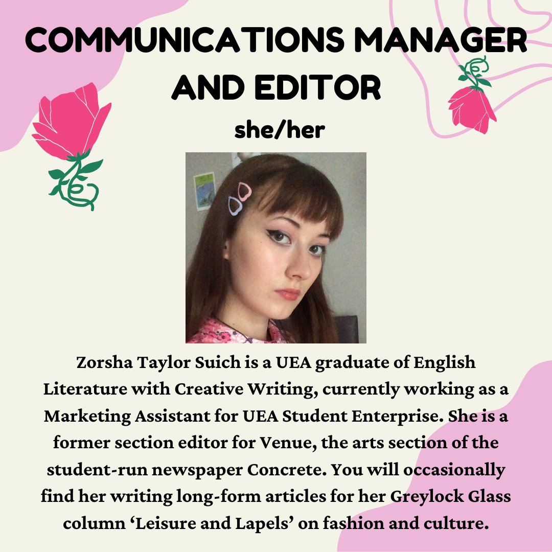 OUR TEAM! <a href="/ZTSWrites/">🌼 Zorsh 🌼</a> is our lovely communications manager and editor!