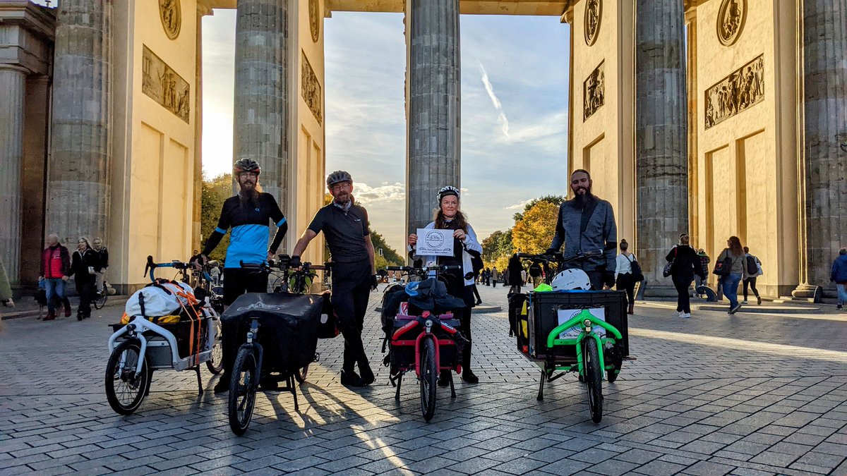 Berlin, Ziel erreicht. #schokofahrt