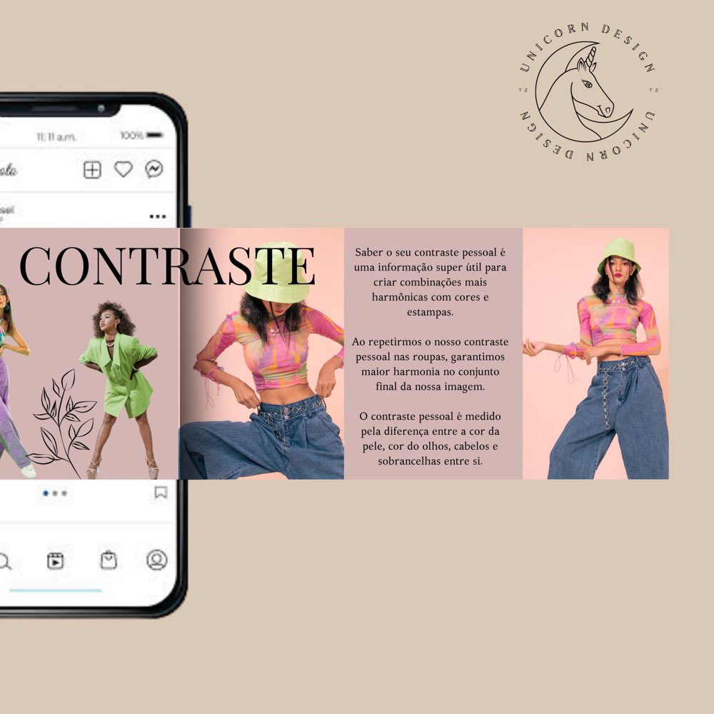 Não importa o seu nicho, ter um feed apresentável faz toda a diferença!
Com a Unicorn Design, você tem posts de qualidade, com harmonia e sofisticação!
• Para orçamentos, acesse o link: 

api.whatsapp.com/send?phone=552…