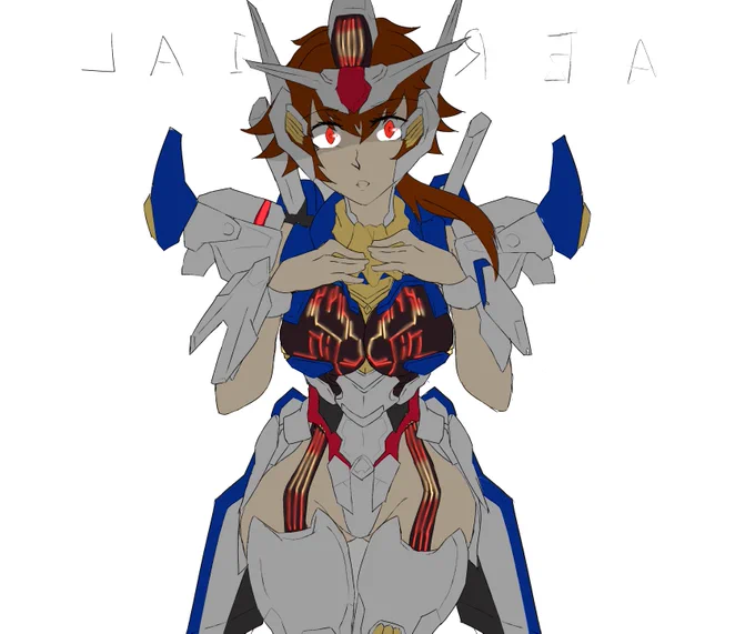 ガンプラに赤目シールあったからといって手直しついでに差分作るんじゃなかった............エアリアル頼むから曇らないで.... 