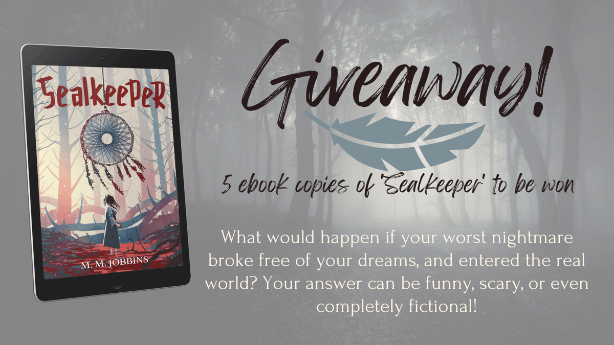 MMJobbins's tweet photo. Giveaway! To celebrate waking up, I'm giving out 5 free digital copies of Sealkeeper - see below for details! 🧵 1/3

"She guards the dream realm, keeping her dreamers safe. But one of them is about to show her how it feels to have dreams of her own..." #sapphicbook #YAFantasy https://t.co/8k9AoDnGqg
