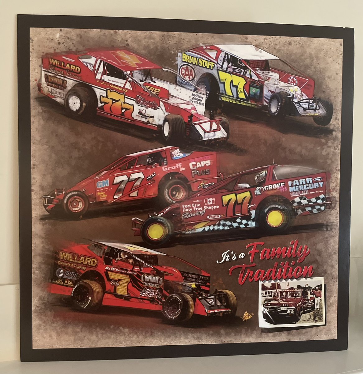 TammyWillard5's tweet photo. A big shout out and thank you to Rob Taylor for doing such an amazing drawing “Family Tradition” for Dad’s 78th Birthday !! Happy birthday Dad !
@drawnbyrobt @MarkElsie101 @DeanWininger @CodyMcPherson7 @Bwillard77 @Willard77Jr https://t.co/4YAM5c808b