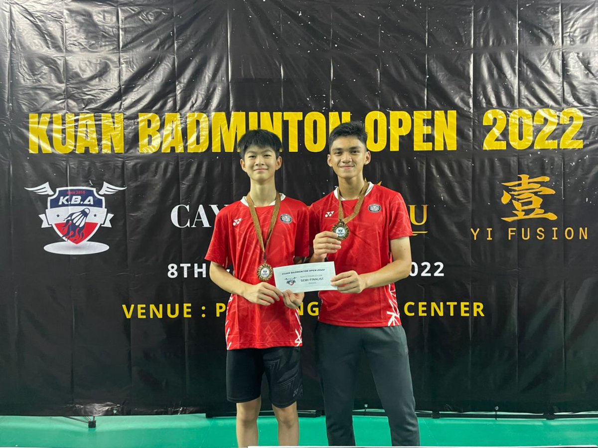 LCWAcademy's tweet photo. Fruitful participation in the KUAN Badminton Open 2022. Big congrats to the winners.
Special thanks to Yonex Sunrise Malaysia &amp; @OldTown_WCoffee for sponsoring our players in the tournament. #LCW #LCWAcademy #BadmintonMalaysia https://t.co/AIMXOfLWgQ